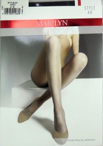Marilyn STYLE 40 R5 modne rajstopy nero